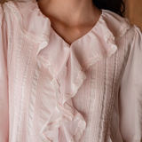 The Evelune Top in Pink