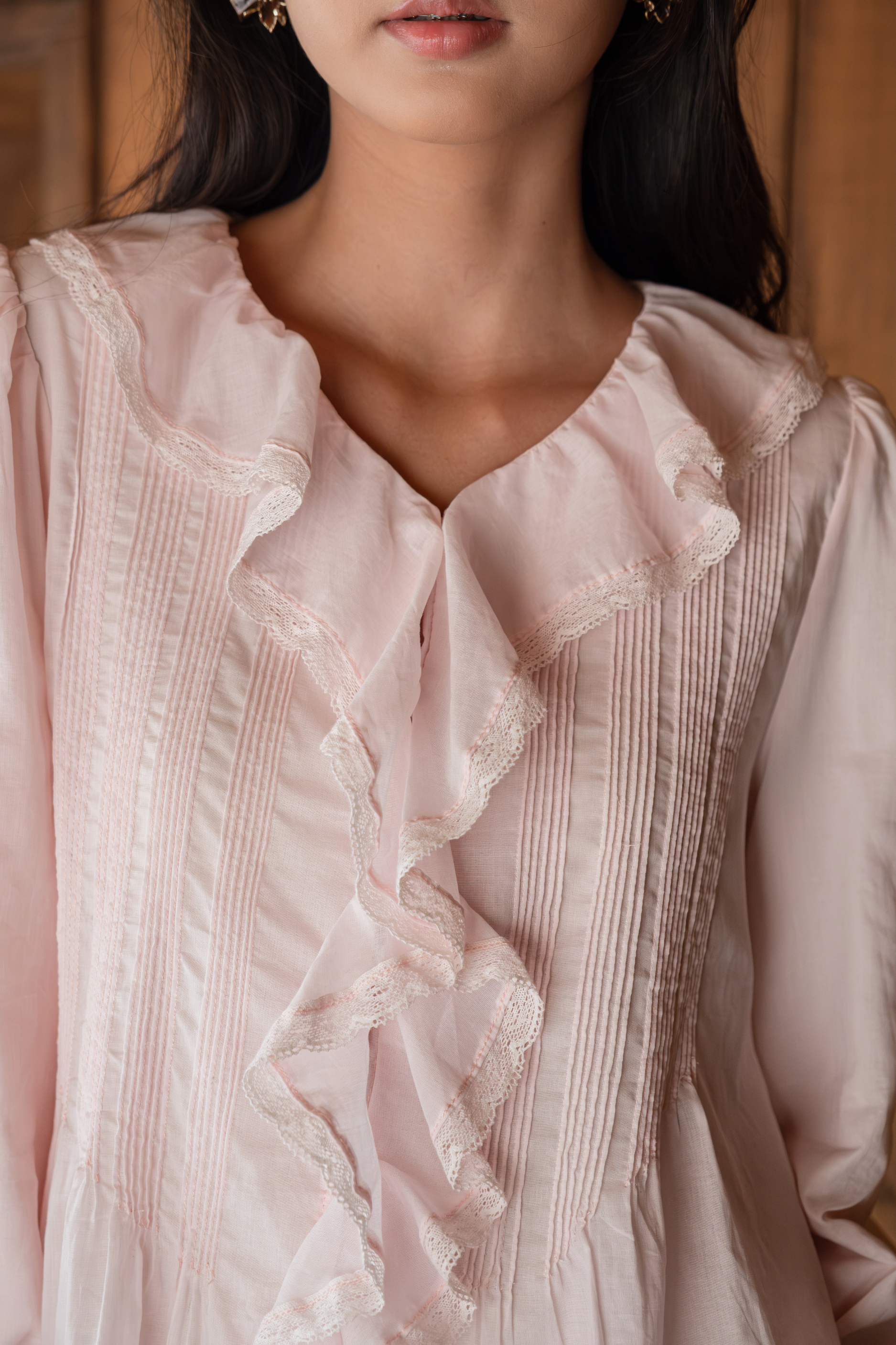 The Evelune Top in Pink