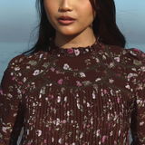The Jannah Top in Mahogany Bloom