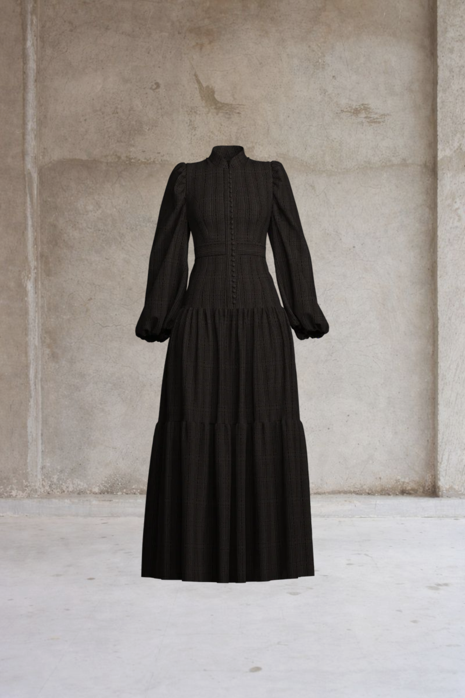 The Opal Dress Silhouette - Black ™