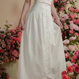 The Rose Skirt In Pearl