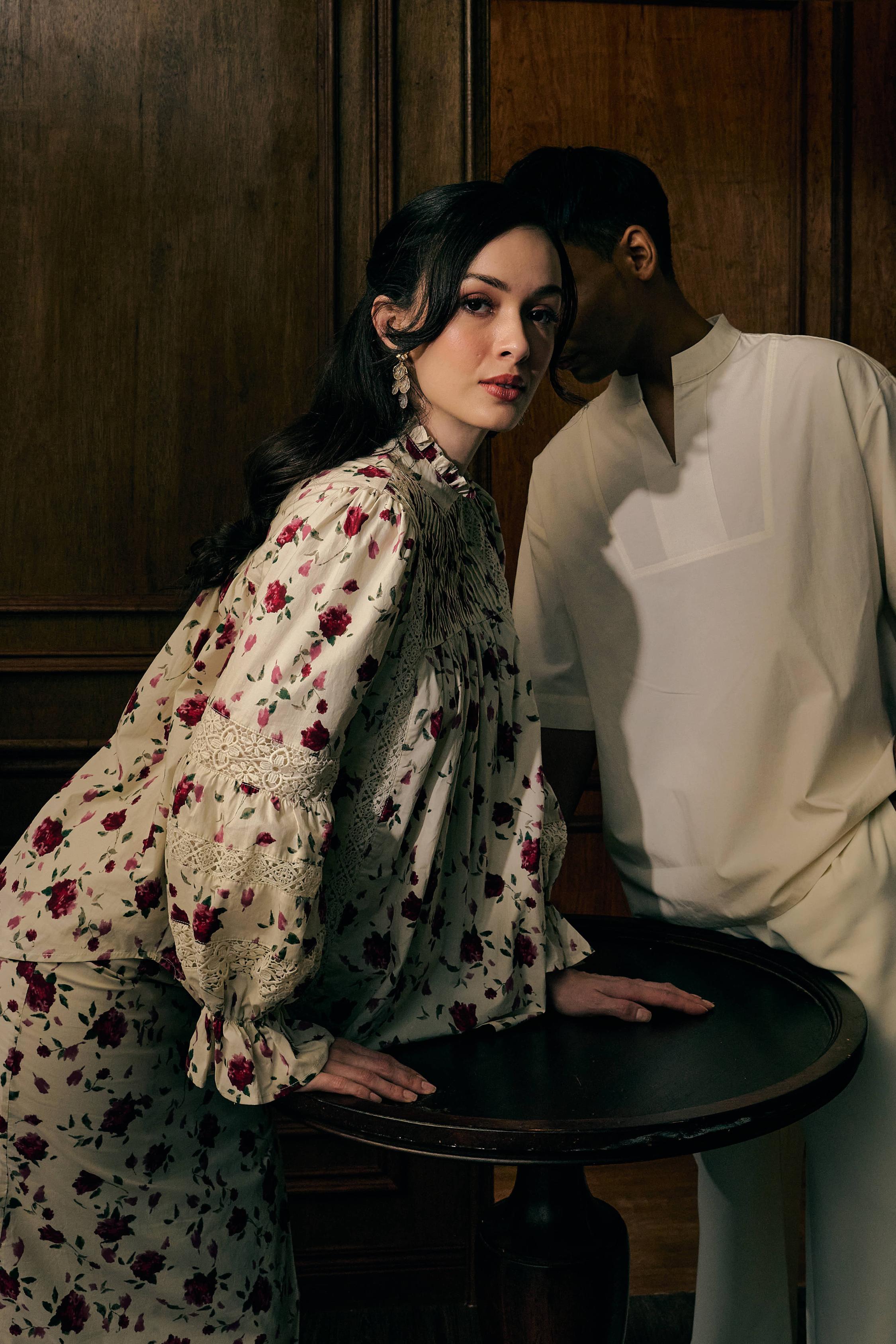 The Solange Kurung in Rouge