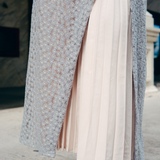 Dusky Pleated Skirt