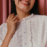 The Chantilly Top in White