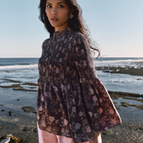 The Helena Top in Silver Rose