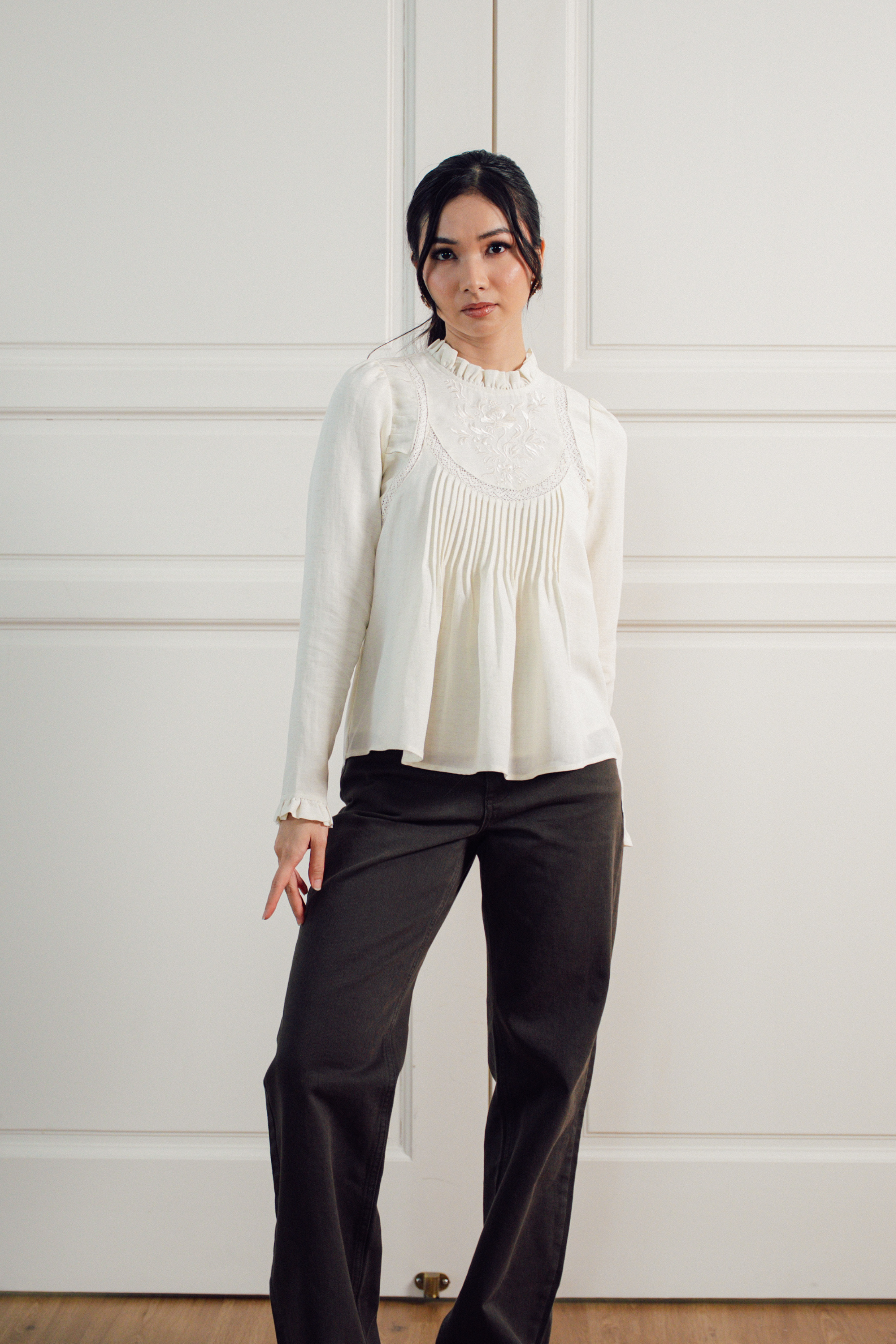 The Mulia Top In Cream
