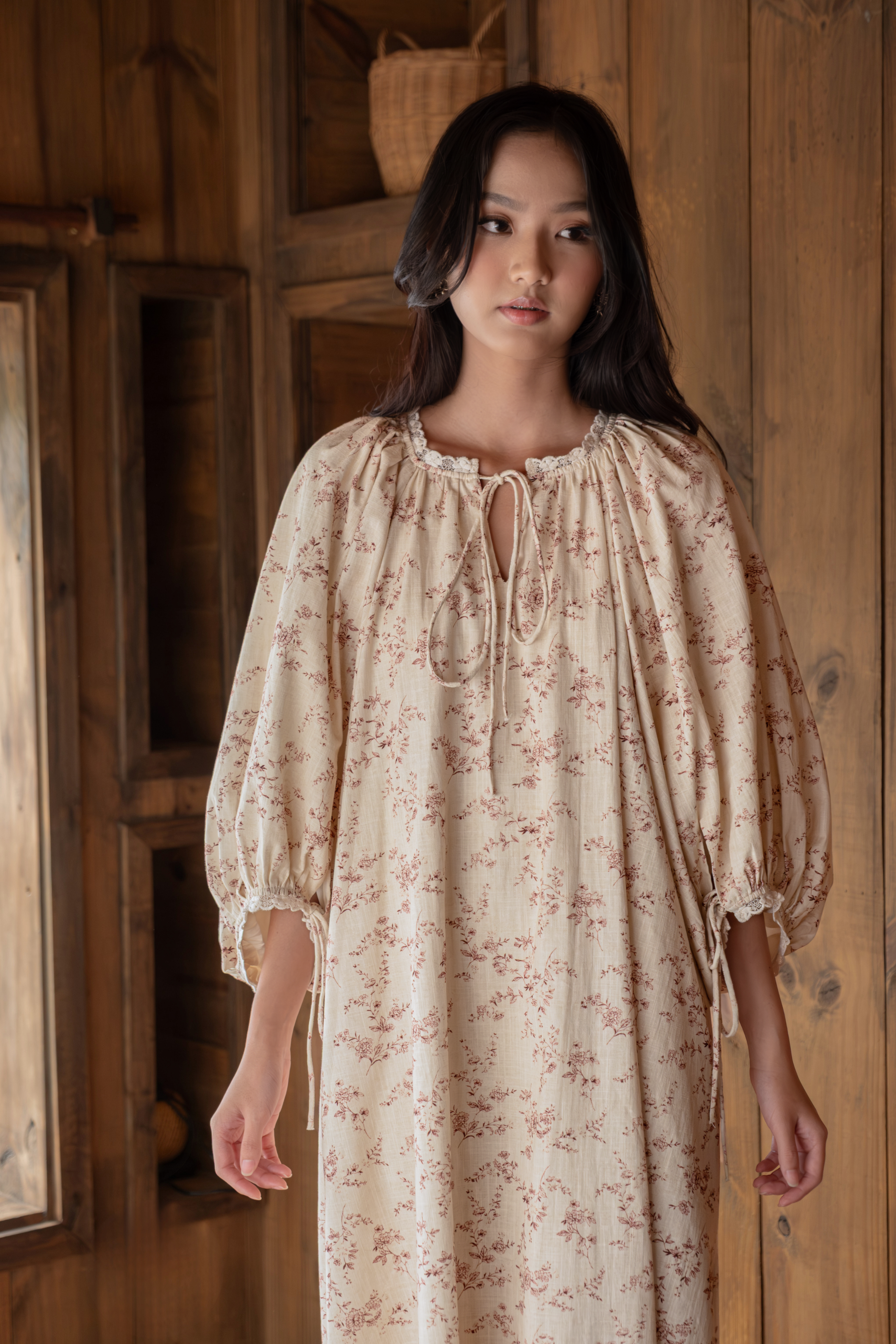 The Darlene Dress in Victorian Rose