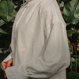 The Joan Subdued Stripes Shirt in Snow