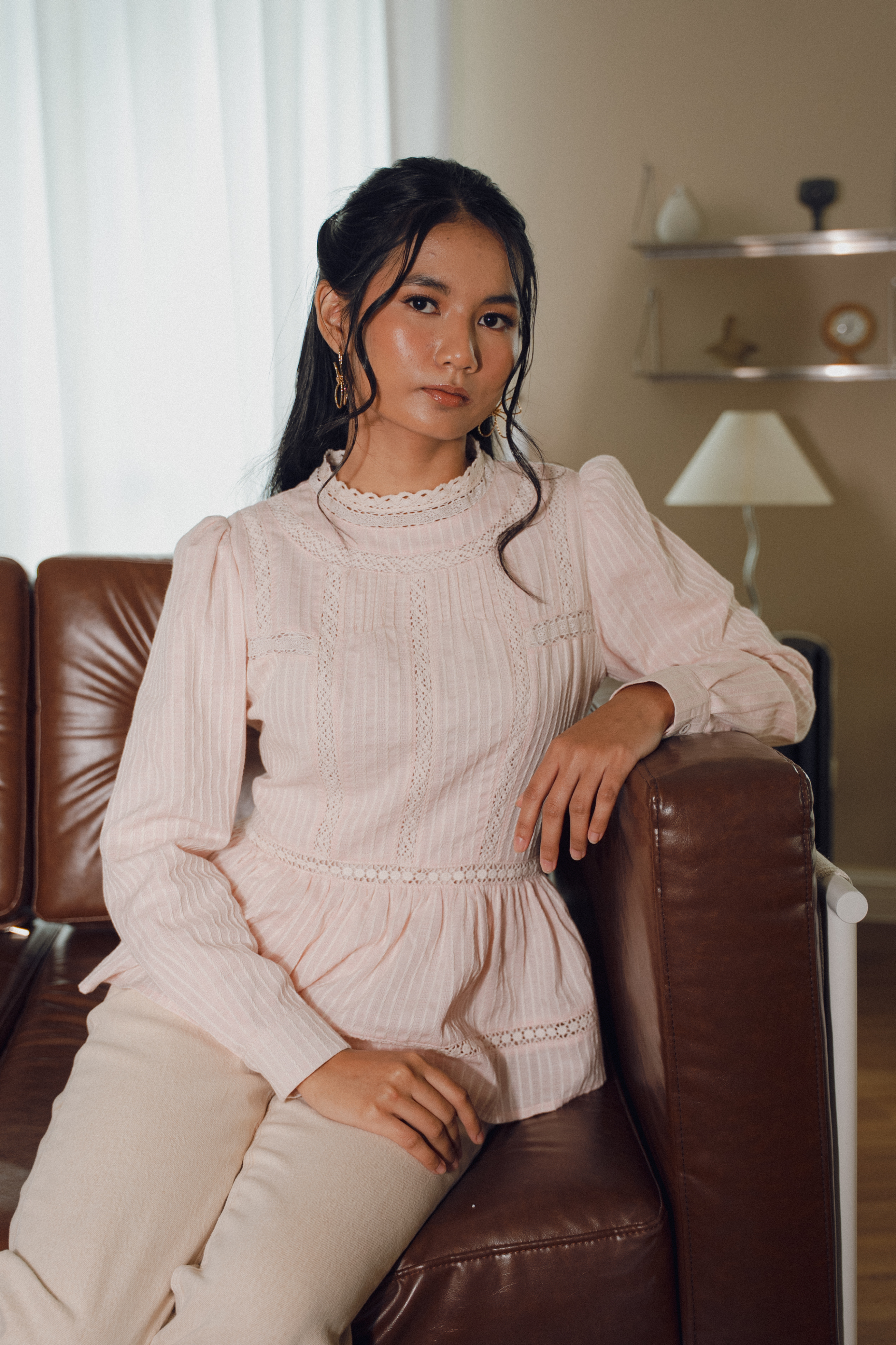 The Ingrid Top in Belle