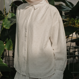 The Joan Subdued Stripes Shirt in Snow