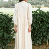 Darcy Dress in Golden Floral Jacquard