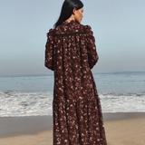The Symphony Dress in Mahogany Bloom