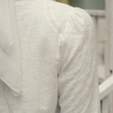 The Jannah Top In White Broderie Anglaise