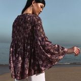 The Helena Top in Silver Rose