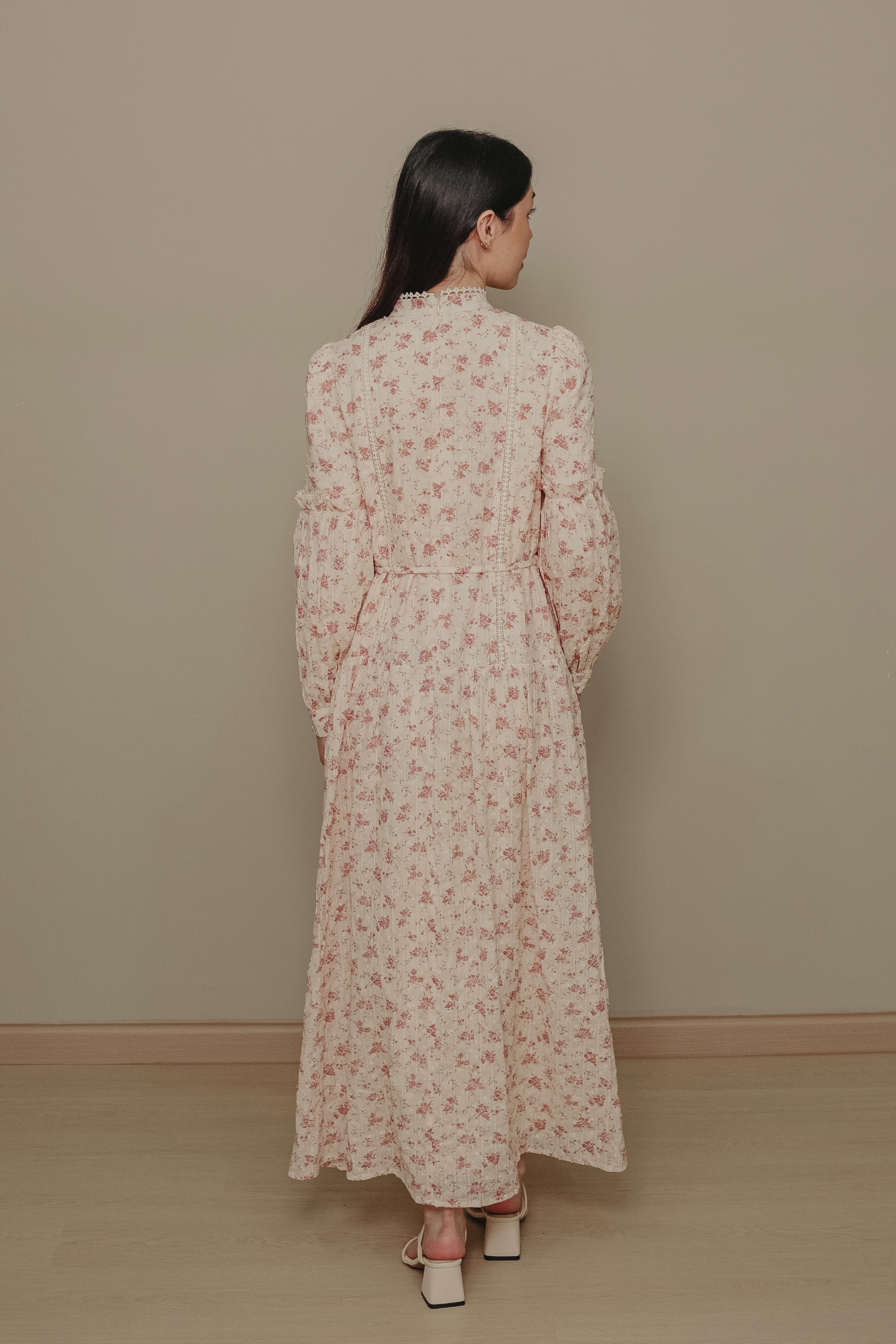 The Lorna Dress In Evening Blush
