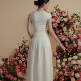 The Rose Skirt In Pearl
