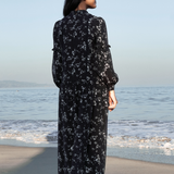 The Lorna Dress in Deep Ocean Floral