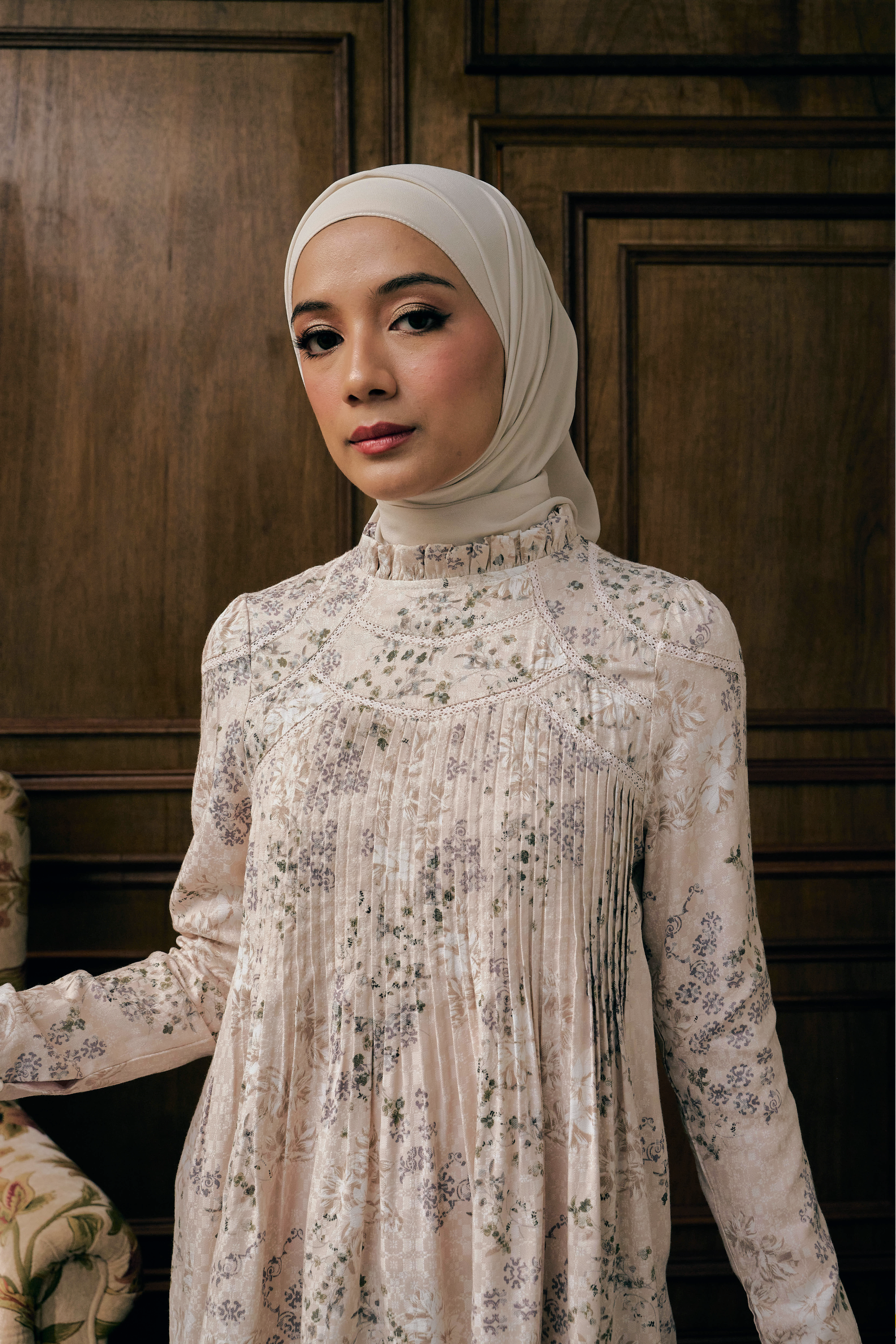 The Tradisi Jannah Kurung in Blush
