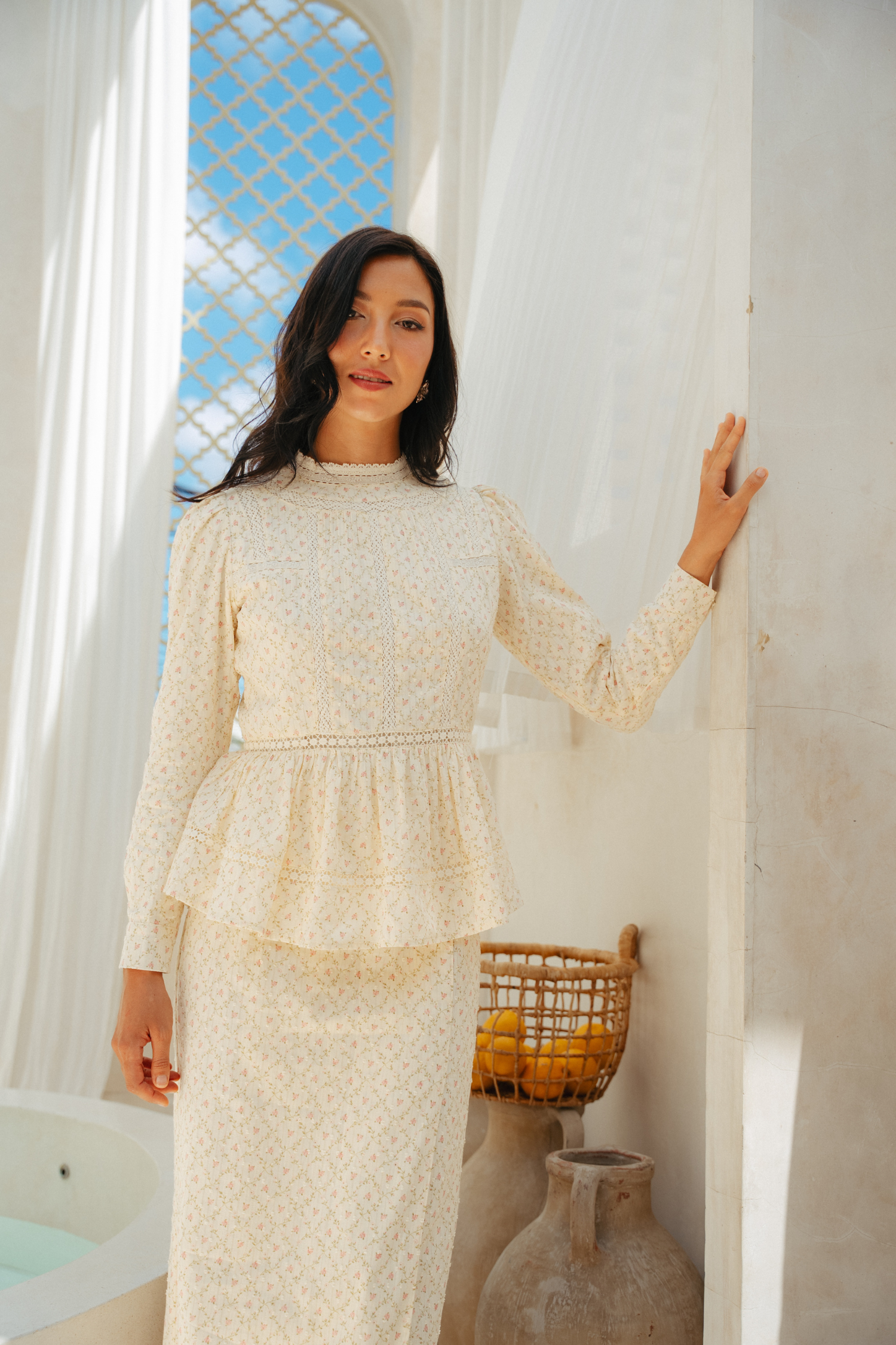 Ingrid Kurung in Rosalina Print