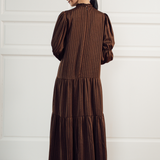 The Holly Dress in Walnut