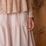 The Edith Skirt in Ballerina Pink