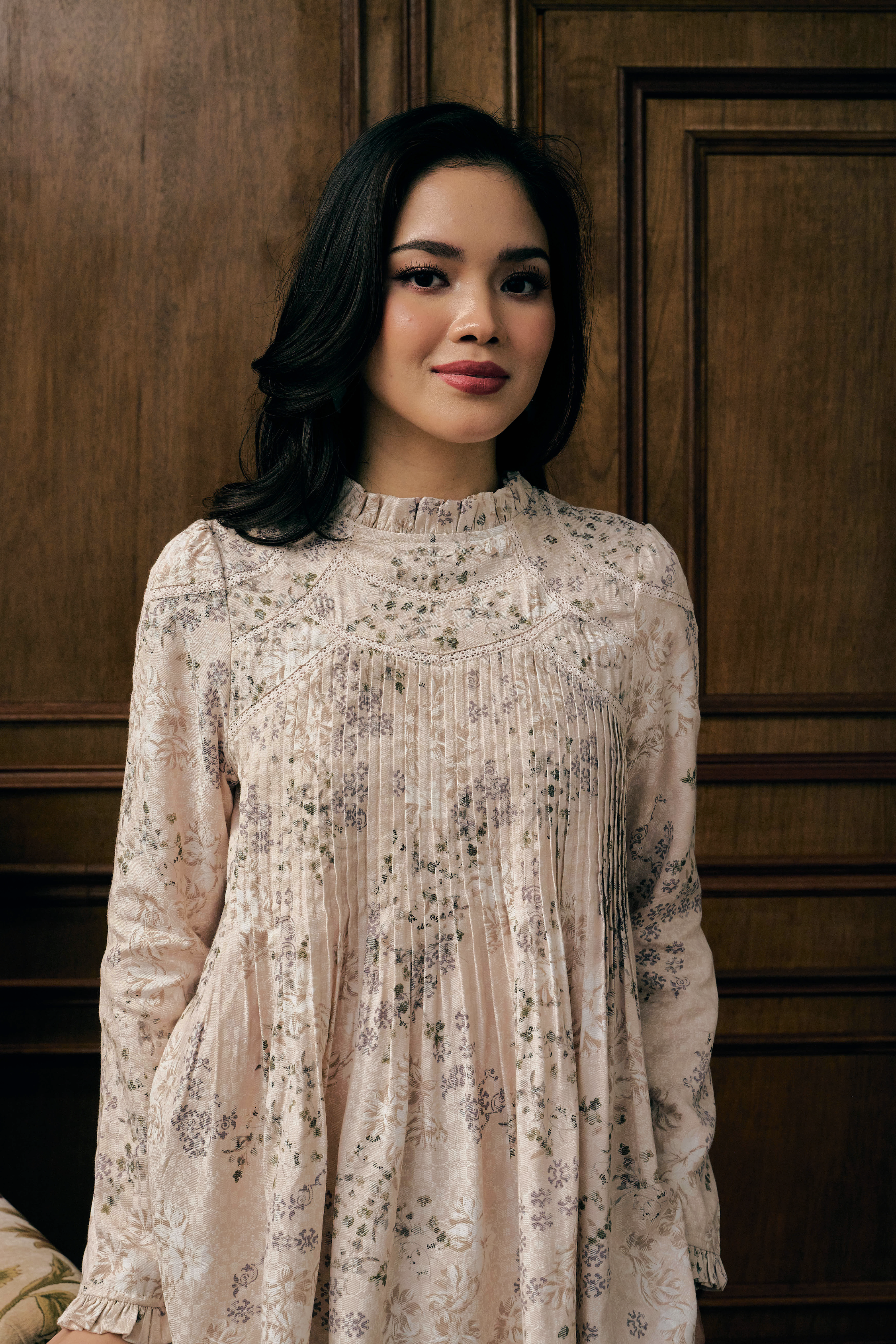 The Tradisi Jannah Kurung in Blush