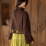 The Adalynn Embroidered Linen Overshirt