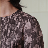 The Aida Dress in Silver Rose