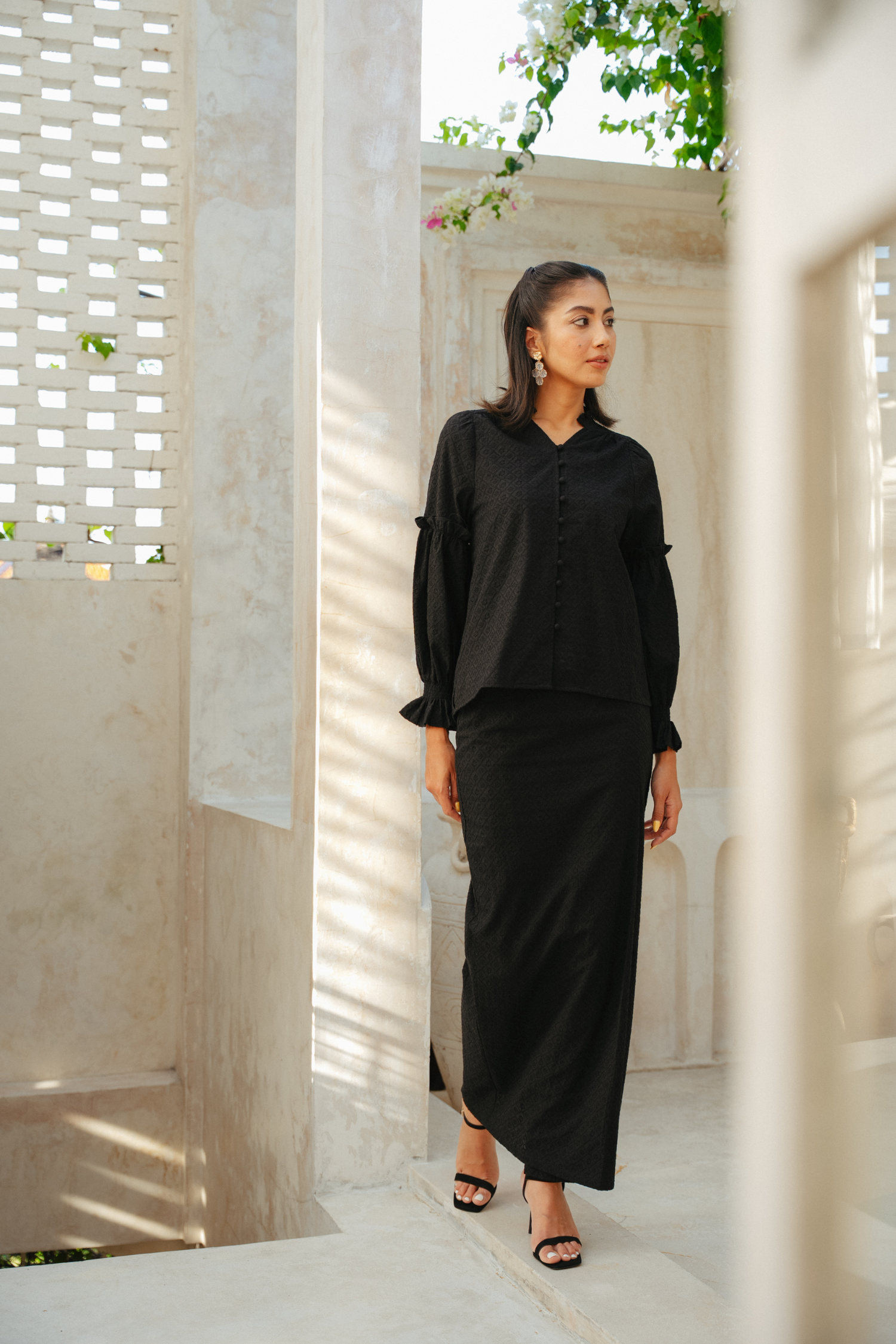 The Jane Kurung in Noir