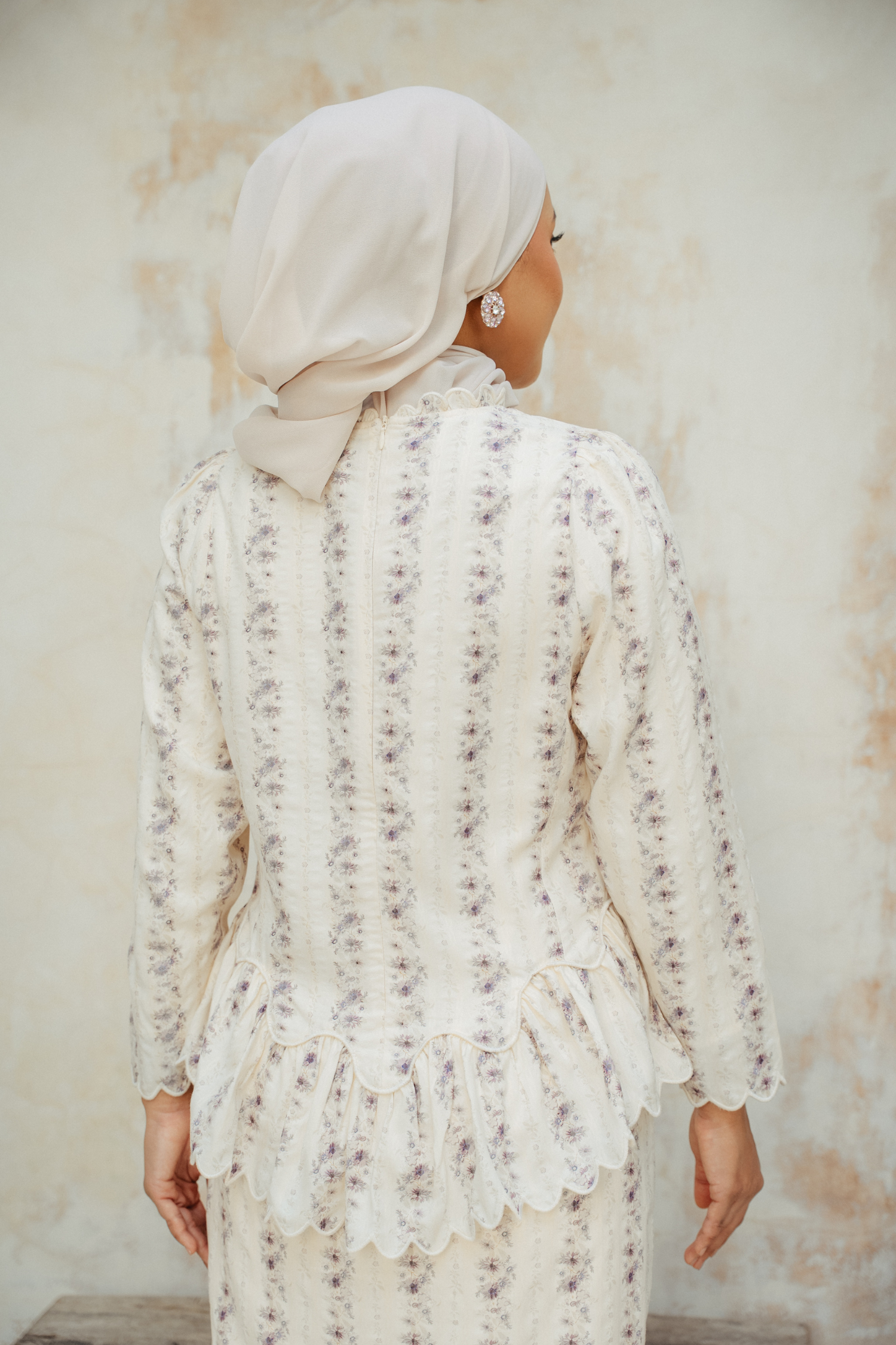 The Edora Kurung in Lavender