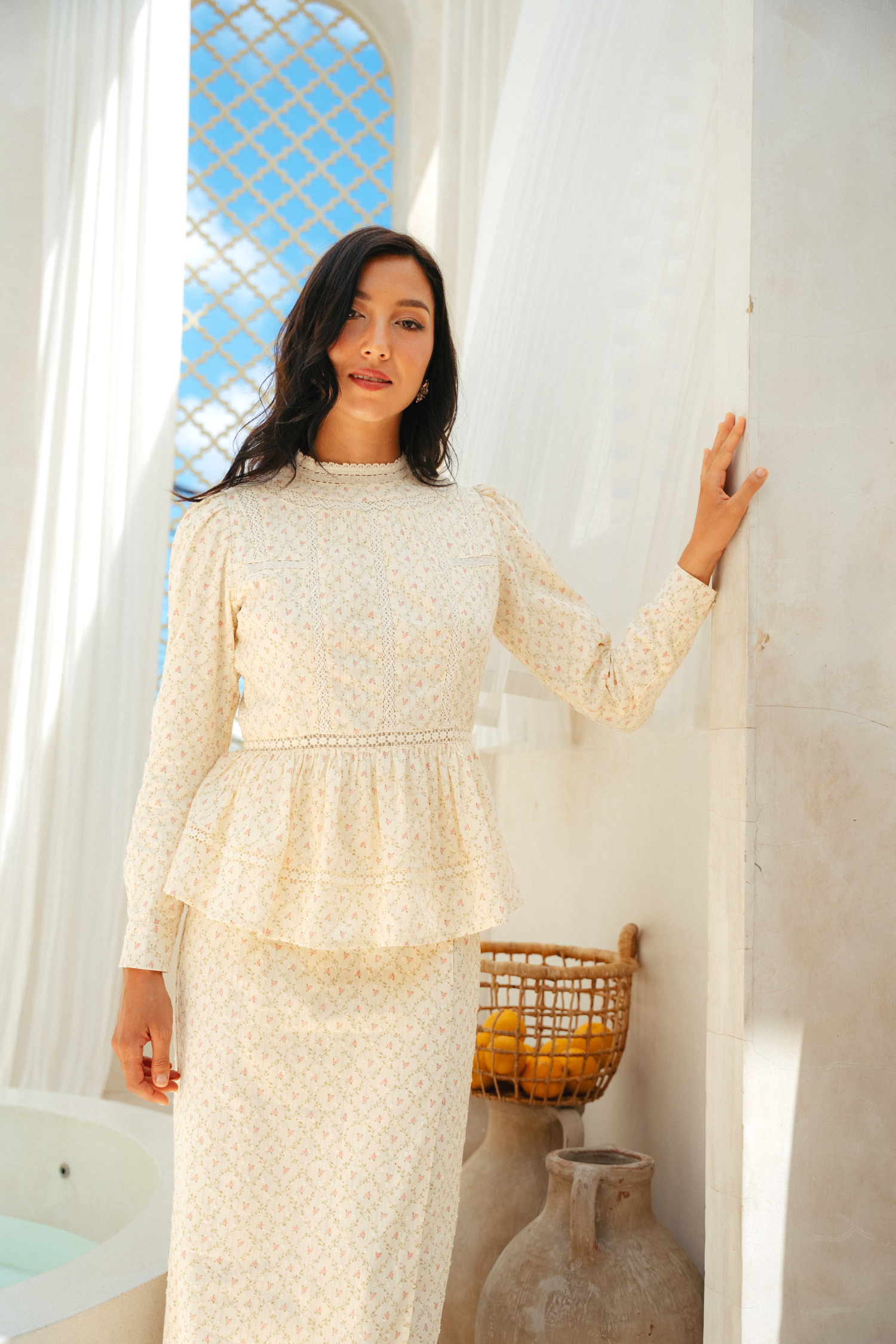 Ingrid Kurung in Rosalina Print