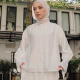 The Joan Subdued Stripes Shirt in Snow