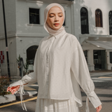 The Joan Subdued Stripes Shirt in Snow