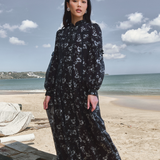 The Lorna Dress in Deep Ocean Floral