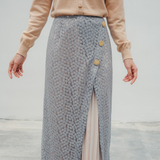 Dusky Pleated Skirt