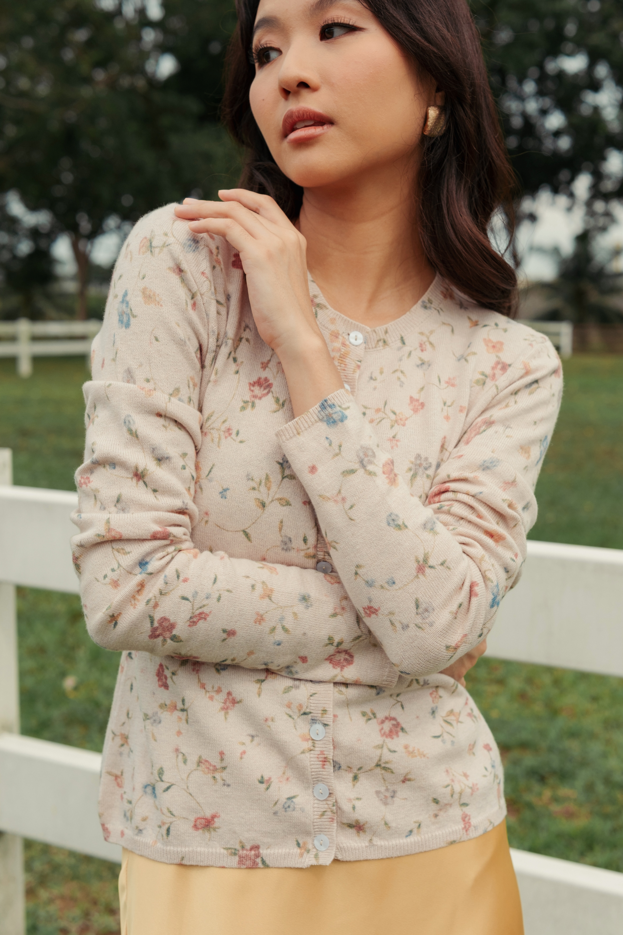 The Emma Floral Cardigan