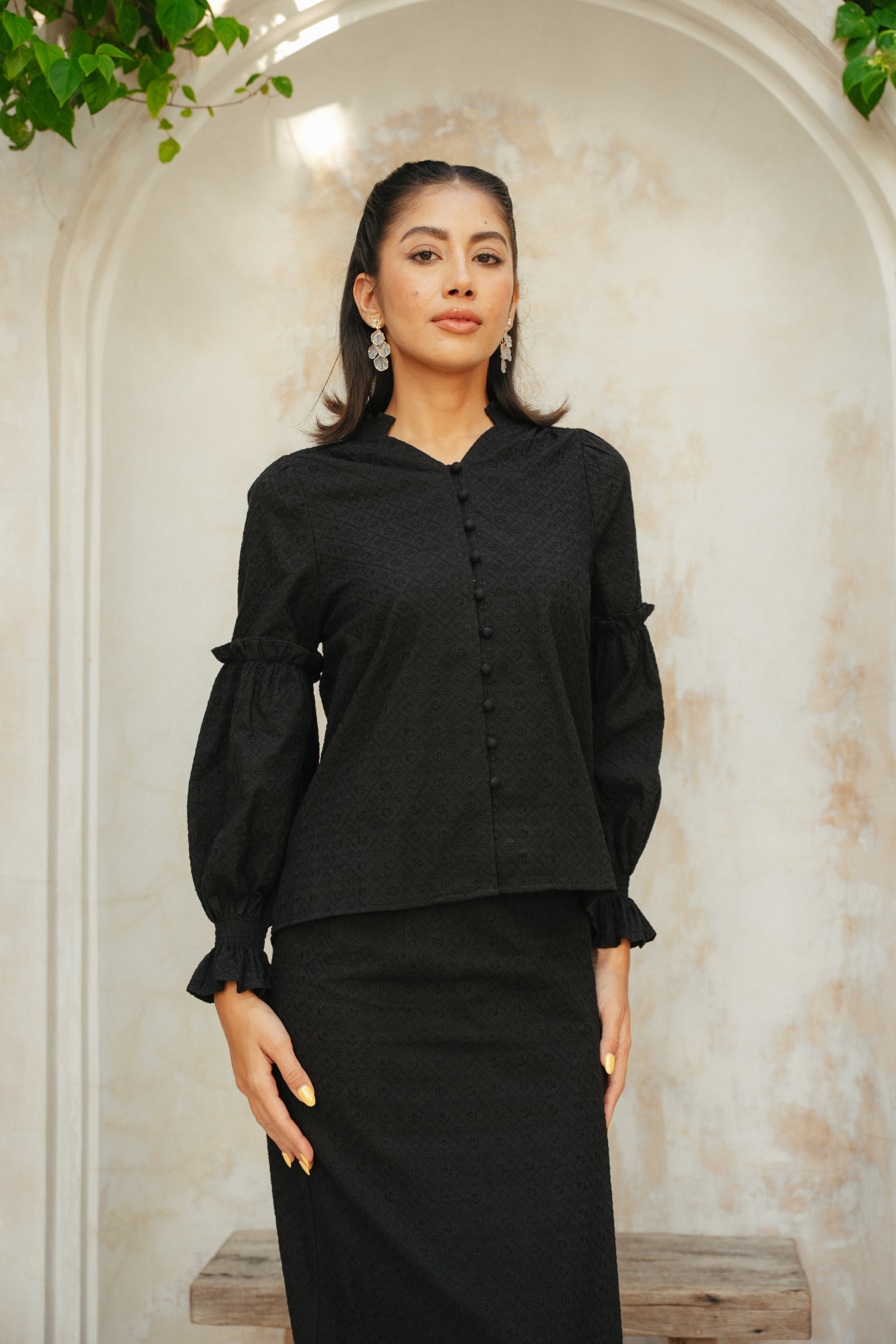 The Jane Kurung in Noir