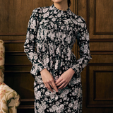 The Jannah Kurung in Nocturne Bloom