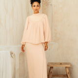 The Georgia Kurung in Blush