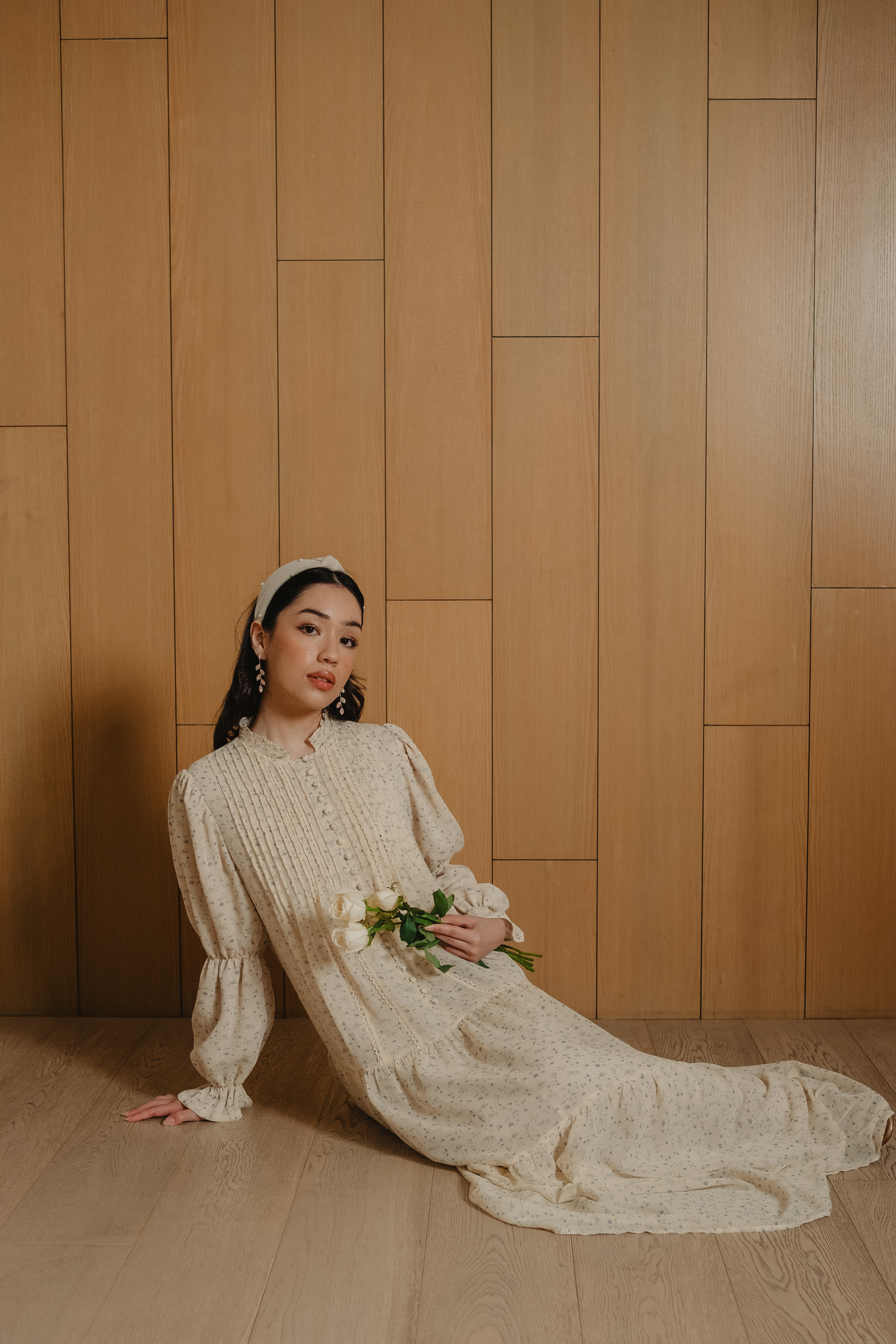 The Holly Dress in Celestine
