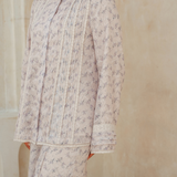 The Thalia Kurung in Dusty Lavender