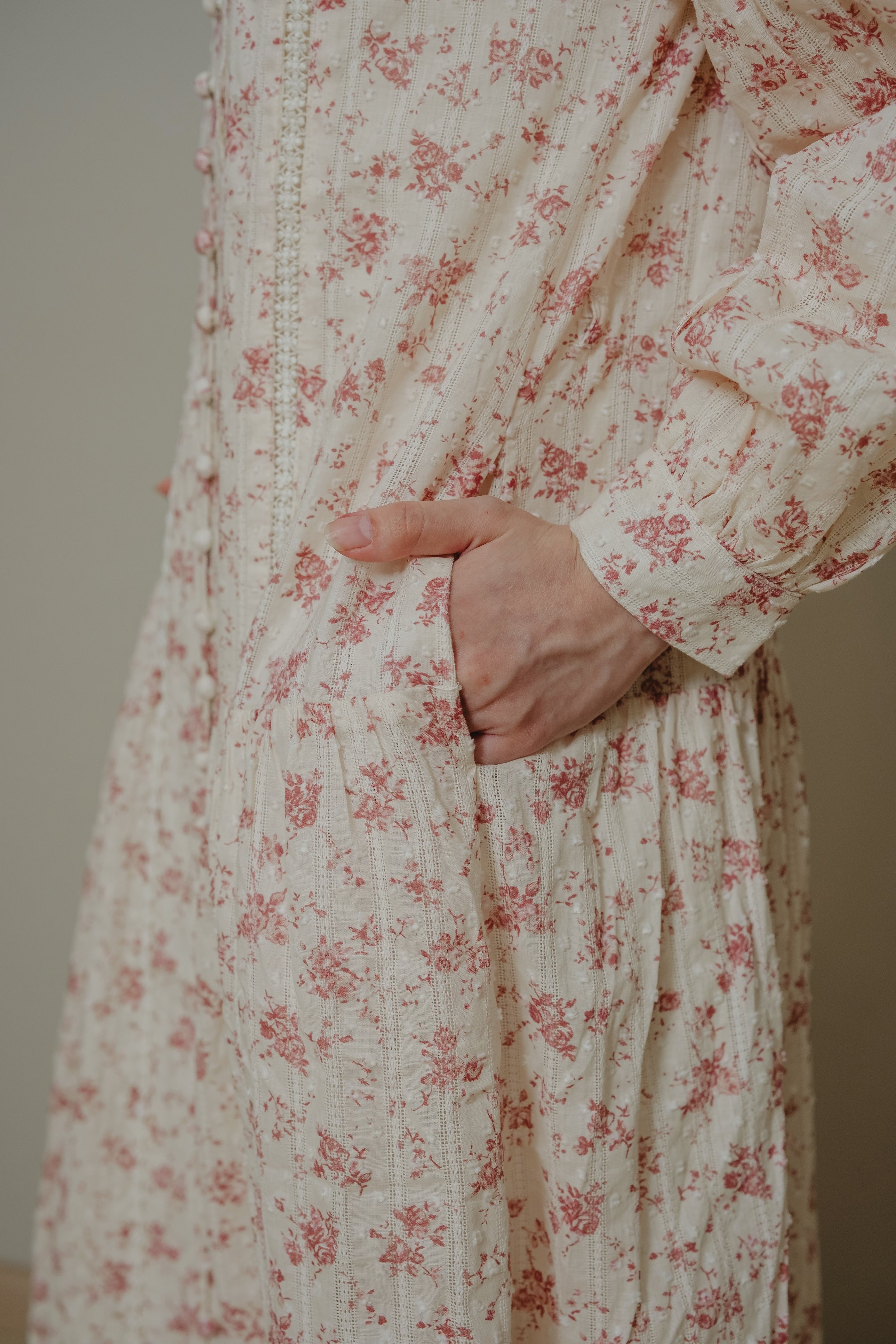 The Lorna Dress In Evening Blush