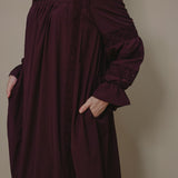 Solange Dress in Deep Purple