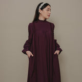 Solange Dress in Deep Purple