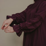 Solange Dress in Deep Purple