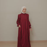 Solange Dress in Burgundy