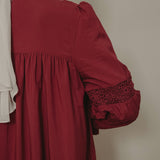 Solange Dress in Burgundy