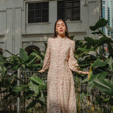The Lorna Dress In Evening Blush