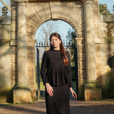 The Jannah Kurung in Black Broderie Anglaise