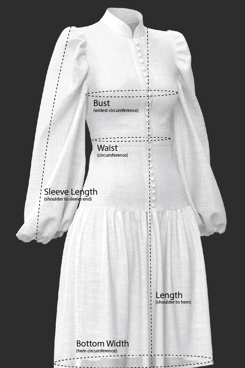 OPAL DRESS IN LINEN WHITE CUSTOMISABLE SILHOUETTE